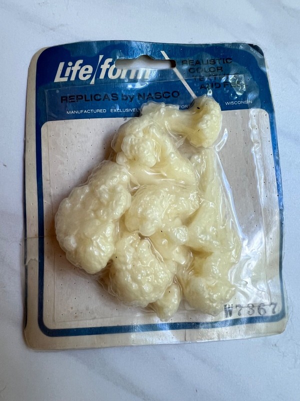 Nasco Replica Faux Fake Realistic Display Food Cauliflower in original packaging