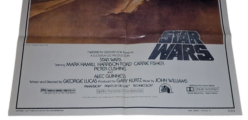 STAR WARS (93), EMPIRE STRIKES BACK (93) & RETURN OF THE JEDI (83) POSTERS (J9) - Picture 5 of 24