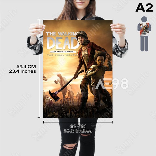Telltale's The Walking Dead Posters Home Decor Wall Art Game Print A3 A4 5x7 - Picture 47 of 66