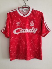 Liverpool Home Football Shirt Jersey 1989 1990 1991 Adidas Size M