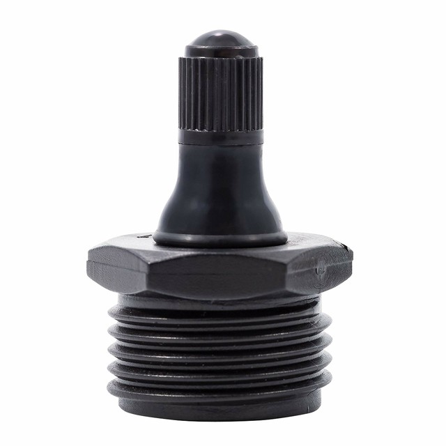36133 Black RV Plastic Blow Out Plug with Schrader Valve for sale