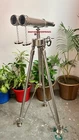 Brass Marine Ship Navy Steel Floor Binocular Telescope Nautical Christmas Decor