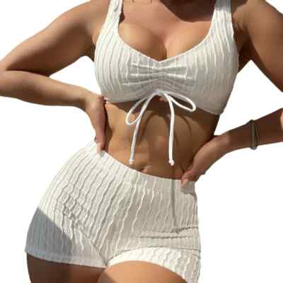 New Womens Sexy Bikini Push Up Swimwear High Waist Bathing Suit with Shorts | eBay New Womens Sexy Bikini Push Up Swimwear High Waist Bathing Suit with Shorts | eBay