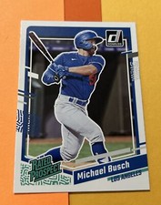 2023 Donruss Baseball Rated Prospect Base #74 Michael Busch - Dodgers