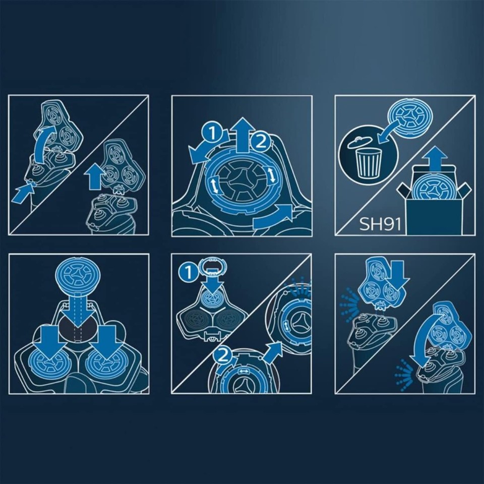 Philips SH91/52 Norelco Replacement Shaving Head for Shaver Series 9000