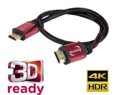 Premium HDMI Kabel 1,5m - Digital Pro Premium von Full HD bis 4K, ARC 3D, HDR