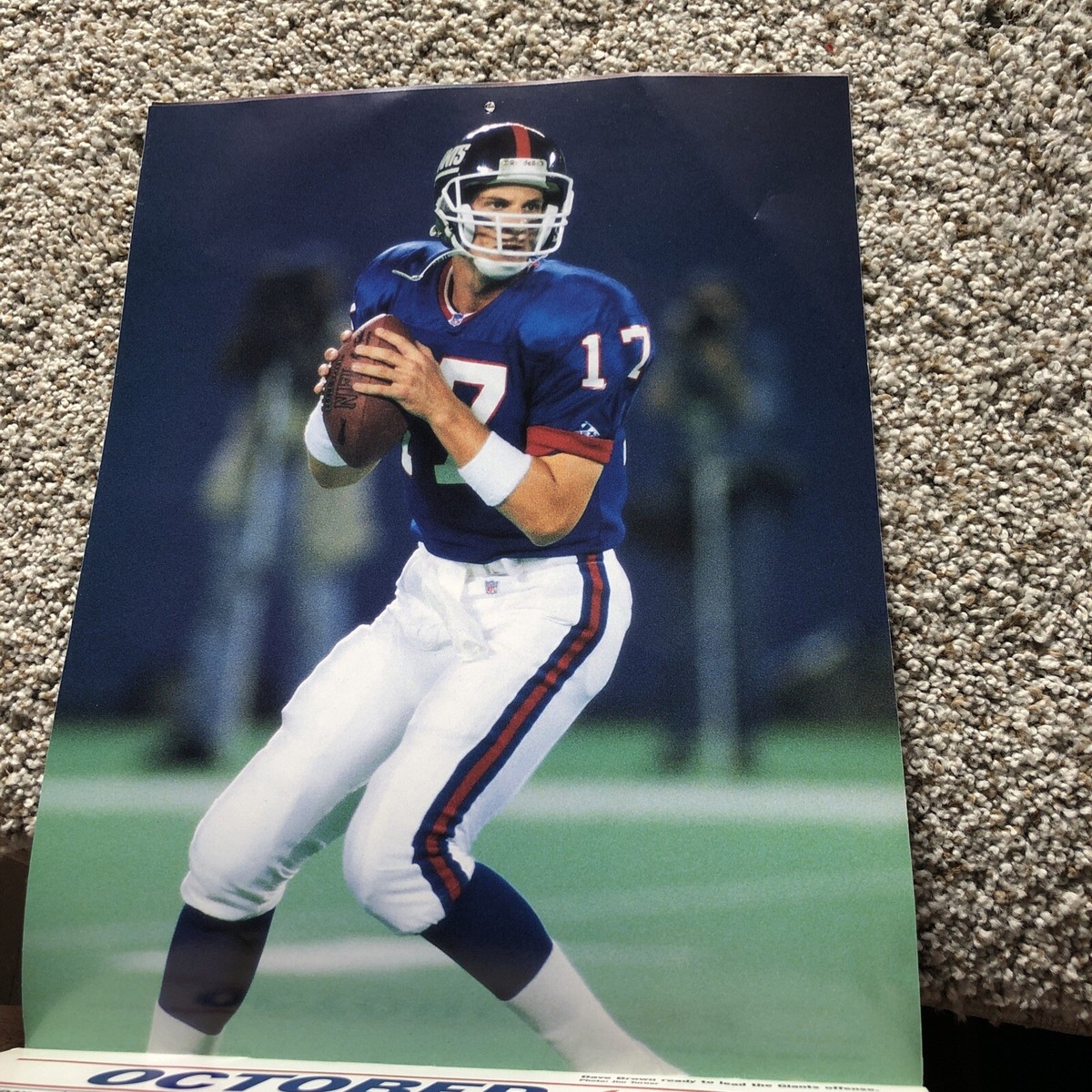 new york giants 1994 1995 70th anniversary calendar nfl football