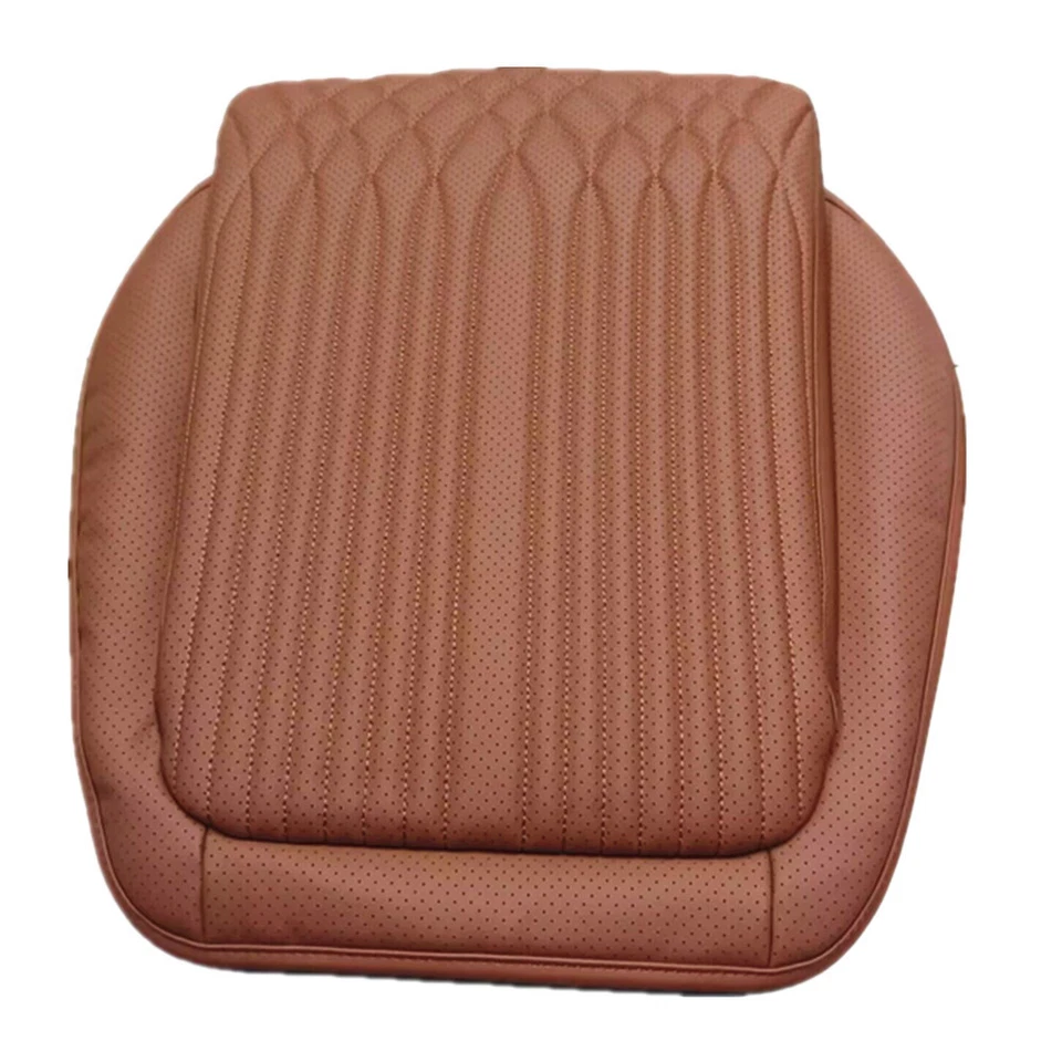 Accesorios Coche Funda Asiento Alfombrilla Cuero Almohadilla Coche Silla Cojín Protector 1 Par Foto 4 de 4