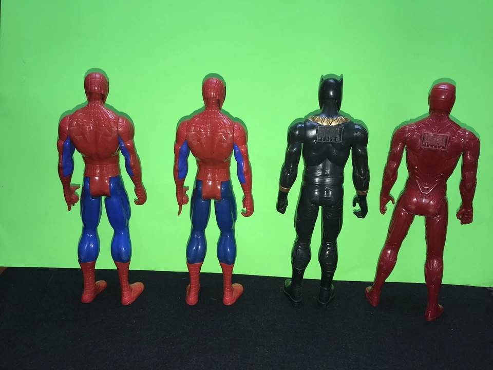 ACTION FIGURES, SUPER HEROES/VILLAINS, LOOSE LOT OF 4 FULL-SIZE+2 PLUSH 2016-19! - Image 2 of 4