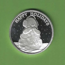 2024 1 Troy oz. .999 Silver Christmas Rd. “Snowman” 46.95 per troy oz
