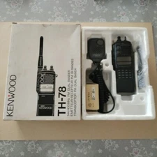 KENWOOD TH-78 144/430MHz FM DUAL BANDER Transceiver TRANSCERTOR w/accessories