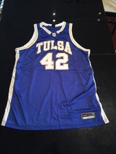 Game Worn Used Tulsa Golden Hurricane Basketball Jersey #42 Size 2XL Belt