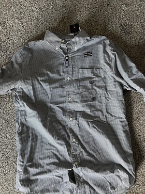 chaps big and tall dress shirts Chaps Mens Big & Tall Wrinkle-Free Dress Shirt Stretch Collar Red Check New  $55
