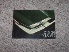 1986-1988 Jaguar XJ-S XJS 3.6L & V12 Factory Original Owners Owner's Manual 1987