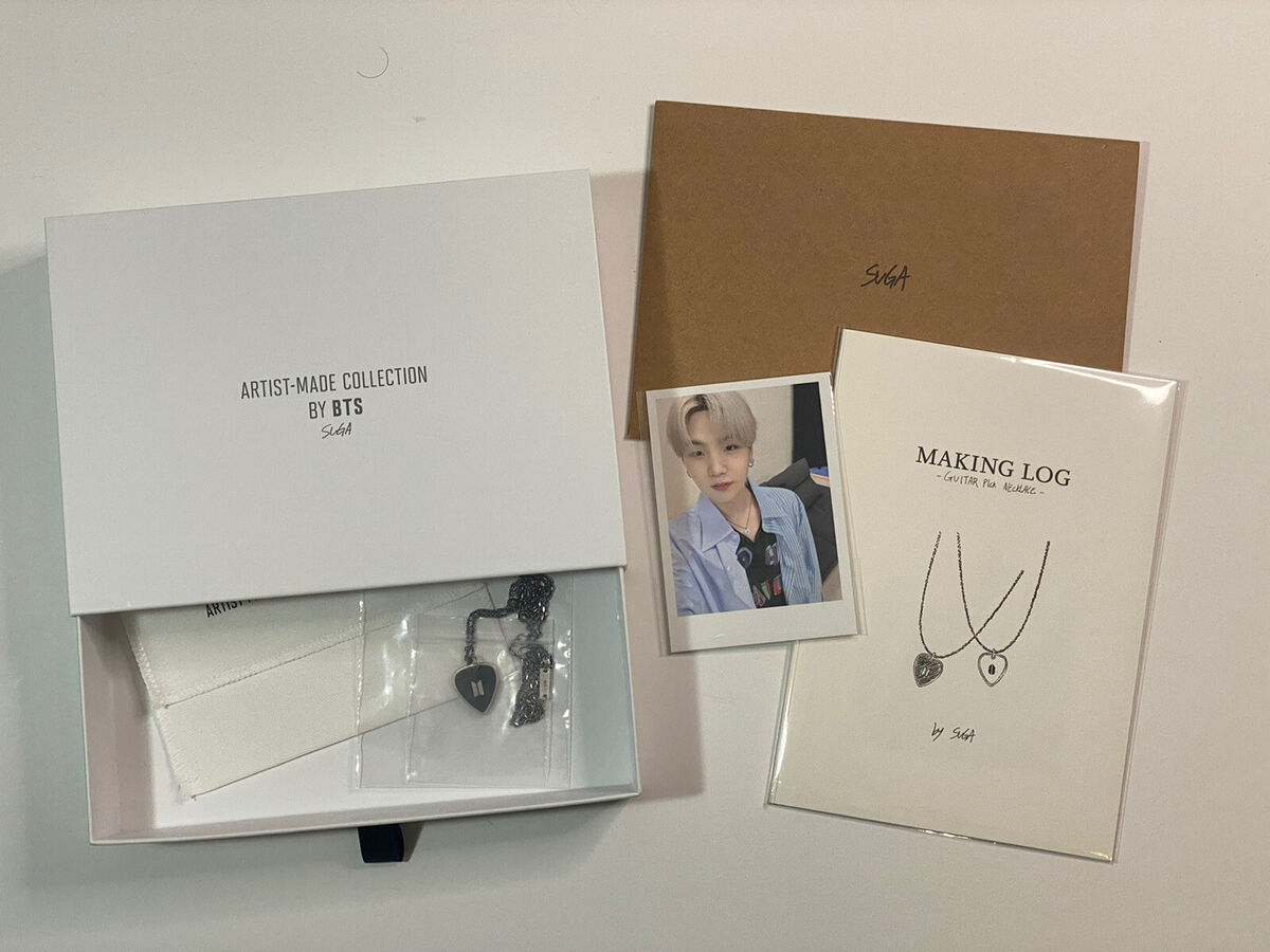 BTS Artist Made Collection Guitar Pick Necklace by Suga [US BTS Artist Made Collection Guitar Pick Necklace by Suga [US