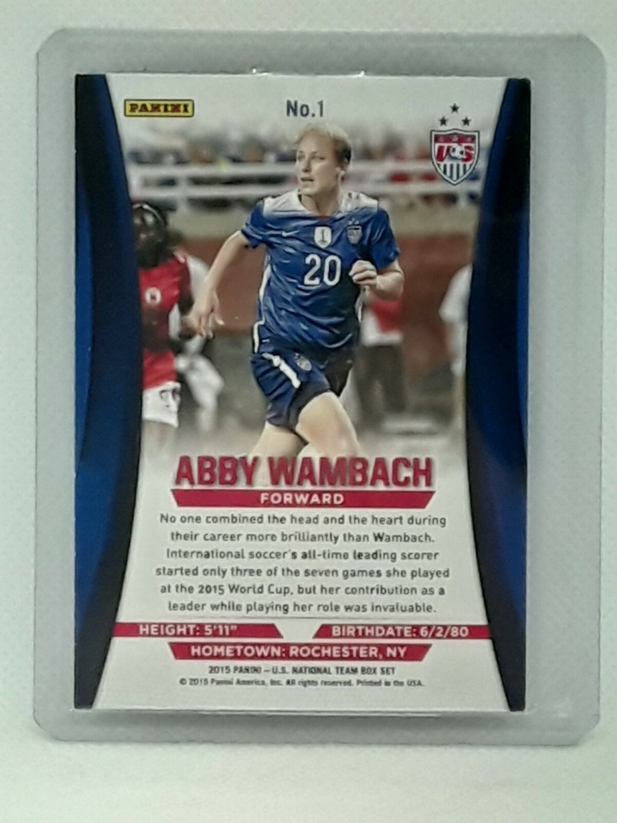 Abby Wambach 2015 Panini National Team USA Soccer - #1 - United