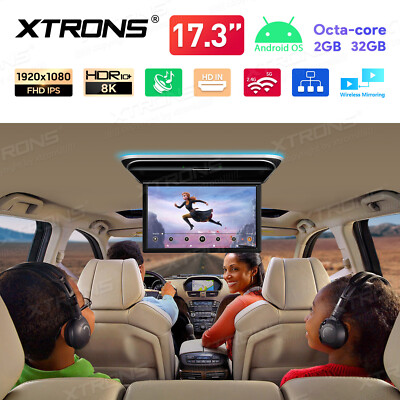 Monitor Auto Ribaltabile 17.3" Android 8.1 | Schermo IPS 1080P WiFi Bluetooth Per Auto - Foto 4