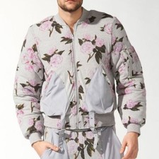 Adidas Jeremy Scott Floral Bomber Jacket Size Medium S07152