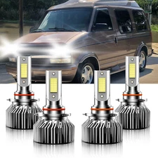 9005+9006  Combo LED Headlight High Low Beam Bulbs For Chevrolet Astro 1995-2005