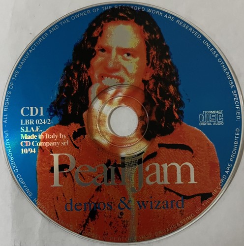 PEARL JAM DEMOS & WIZARD cd 1 Disc Is NM!