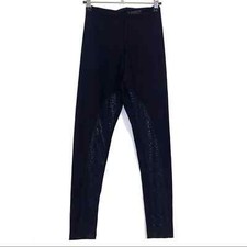 Commando Control High Rise Snake Print Contrast Black Leggings M
