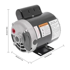 1/2HP 115/230V General Purpose Motor 3450RPM Electric Motor Single Phase New