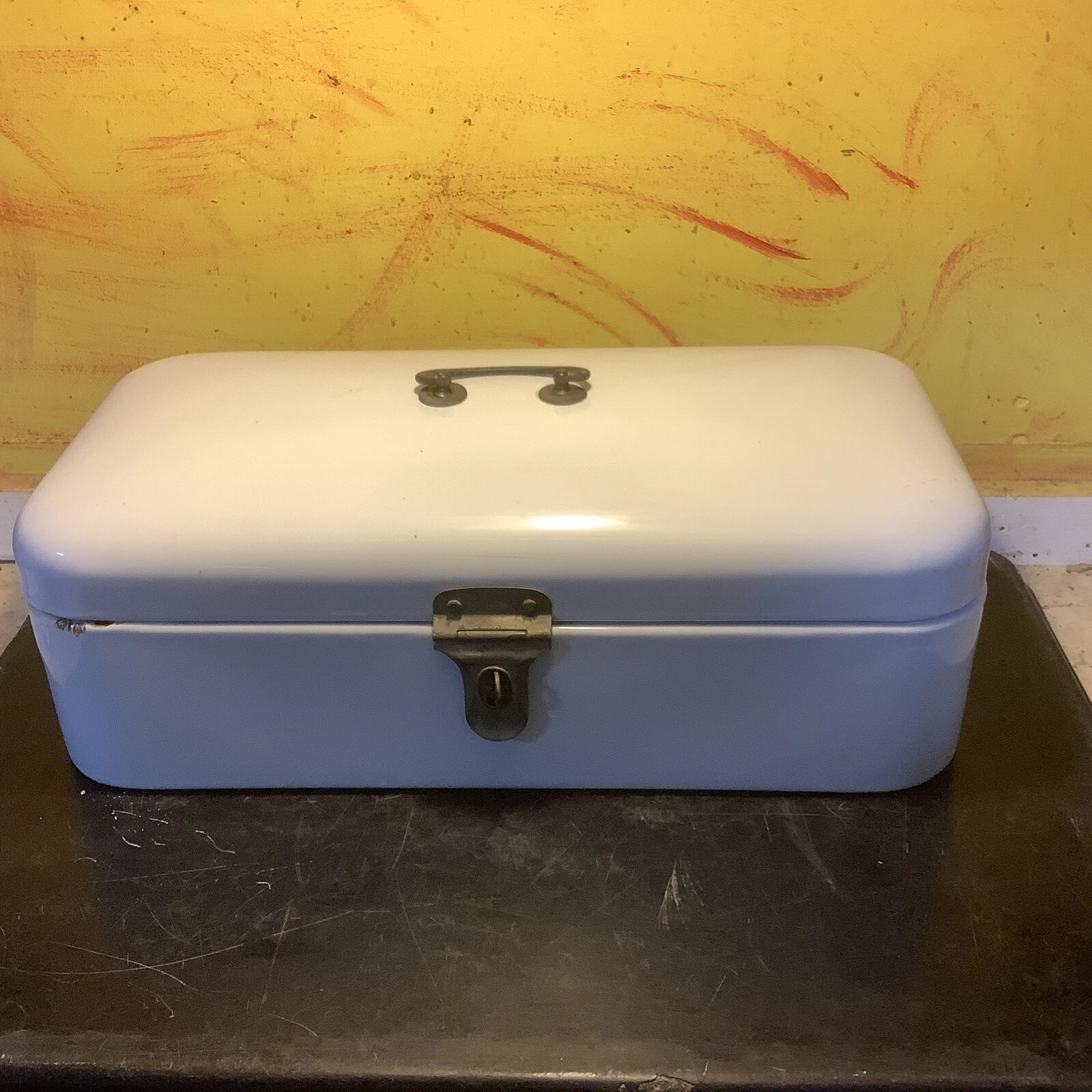 Vintage White Bread Box Early 1900S