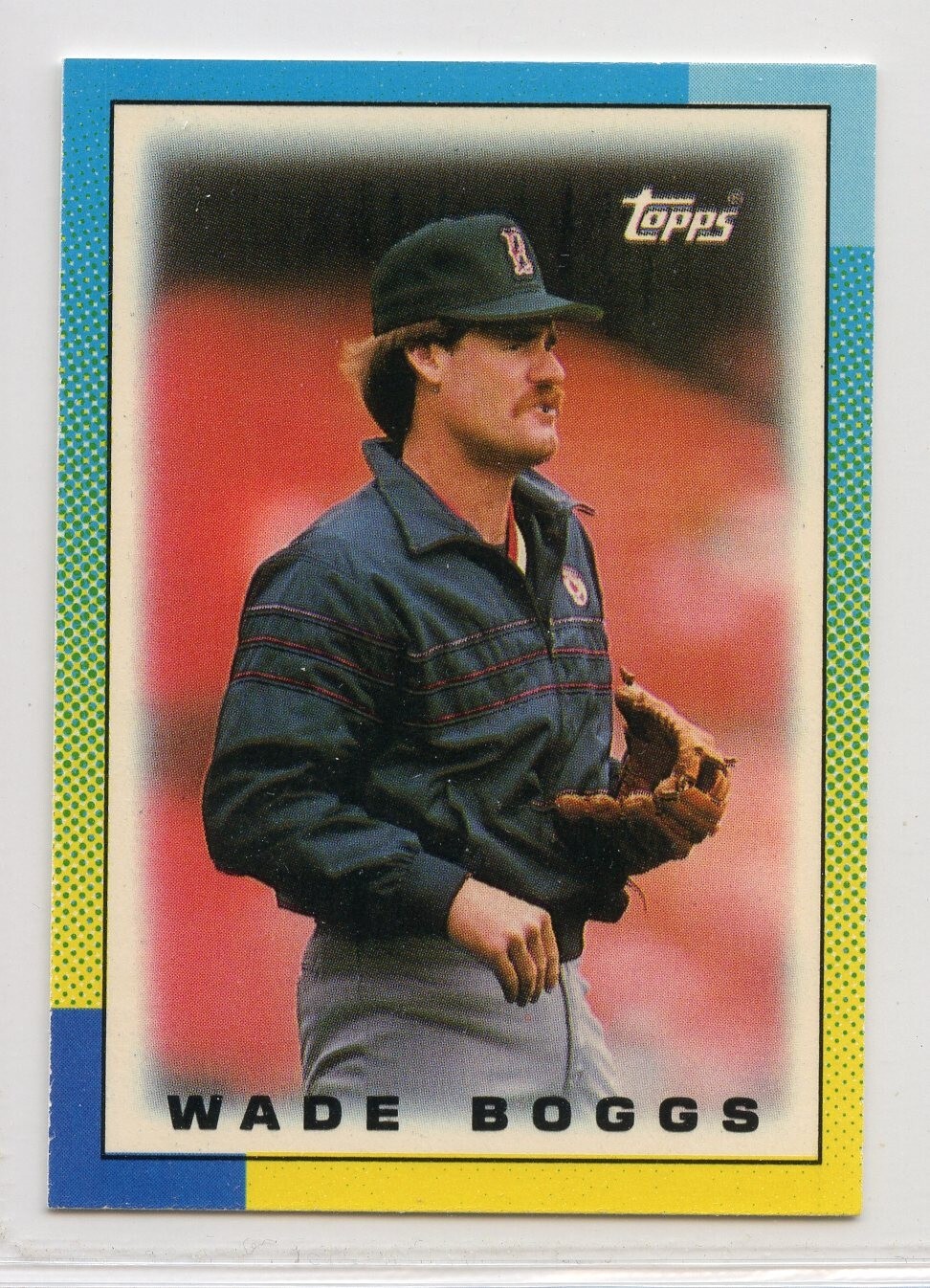 1990 Topps Major League Leaders Mini Baseball - #3 - Wade Boggs - Boston Red Sox
