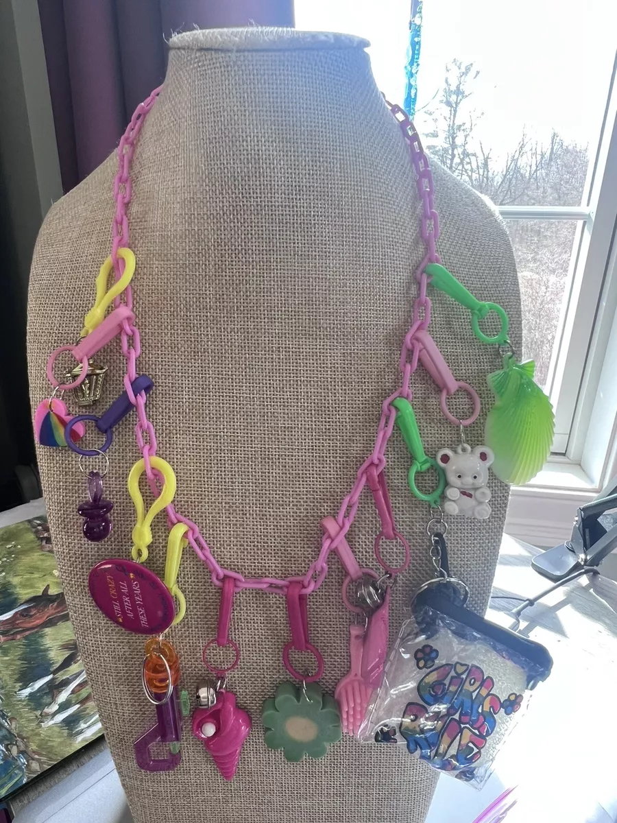 Charm hotsell necklace 80s