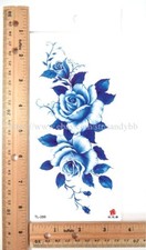 wholesale large rose flower temporary tattoo