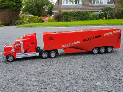 SAMMAR GIFTS American Large Heavy Truck Lorry RED Remote Control Car 49cm Long On-Road