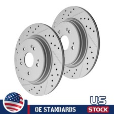 310mm For 2017 - 2020 2021 2022 2025 Honda CR-V Rear Drilled Disc Brake Rotors
