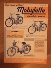 Affiche publicité motobécane Mobylette AV32S BG AV44 AV76 AV85 AV89 prospectus
