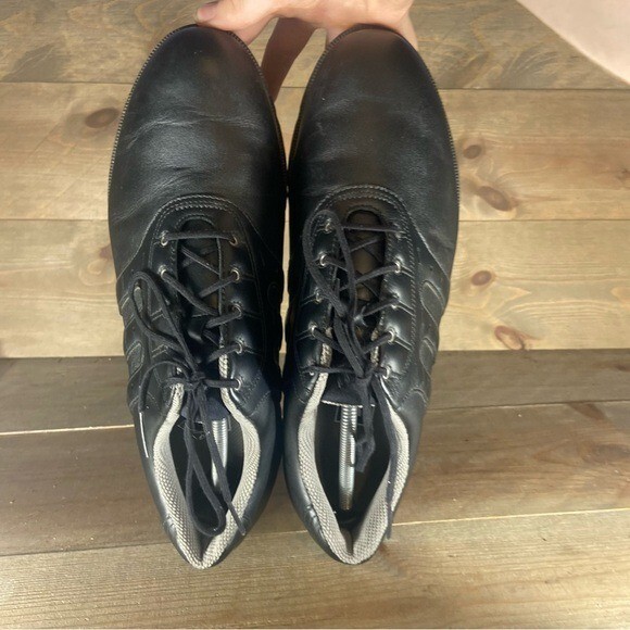 Adidas Mens size 11.5 golf cleats black leather athletic comfort sneakers Amazon.com | adidas Men main image 4