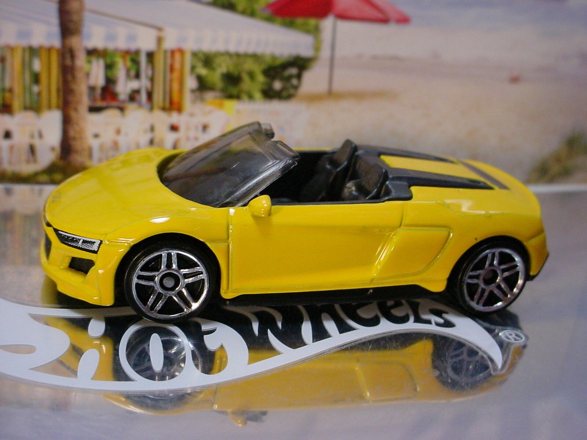 Audi R8 Spyder V10 イエロー ミニカー 2025 Hot Wheels 2019 AUDI R8 SPYDER ☆ yellow;PR5☆Multi