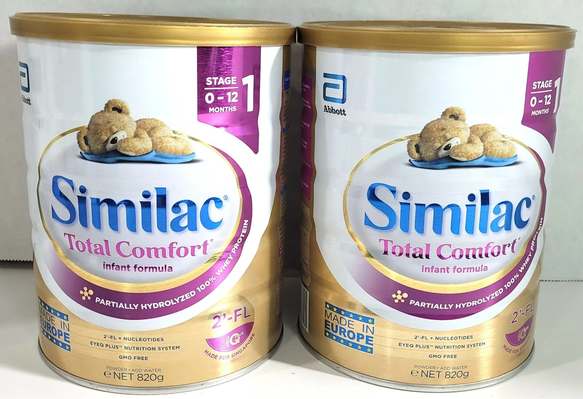 Lot of 2 Similac Total Comfort Infant Formula Expiration Date 07/25/2025  28.9 oz