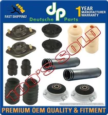 FRONT REAR STRUT SHOCK BEARING BEARINGS MOUNT MOUNTS BELLOW STOP 14 for BMW E46
