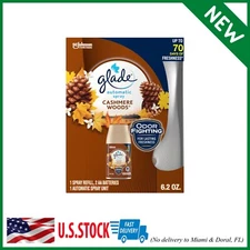 Glade Automatic Air Freshener Dispenser Spray 6.2 oz Fragrance Refill/Holder Set