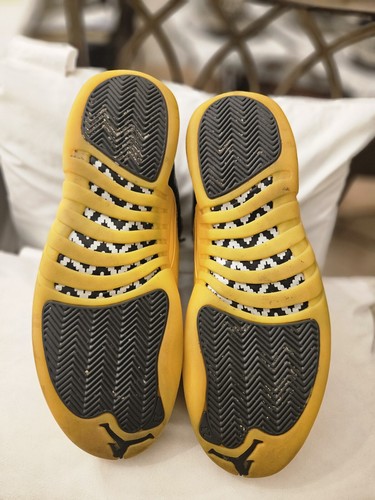 NIKE AIR JORDAN 12 RETRO SCHWARZ/GOLD HERREN SPORTSCHUHE 130690-070 GRÖSSE 11 - Bild 22 von 24