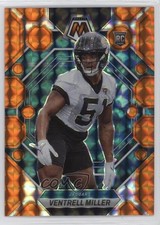 2023 Panini Mosaic Rookies Orange Mosaic Prizm 5/199 Ventrell Miller #374 07lk