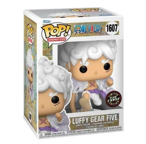 One Piece LUFFY GEAR FIVE Glow CHASE Funko Pop #1607 with Protector!