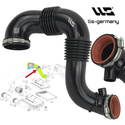 Turboschlauch Ladeluftschlauch für MERCEDES Viano (W639) 3.0 CDI A6395282082