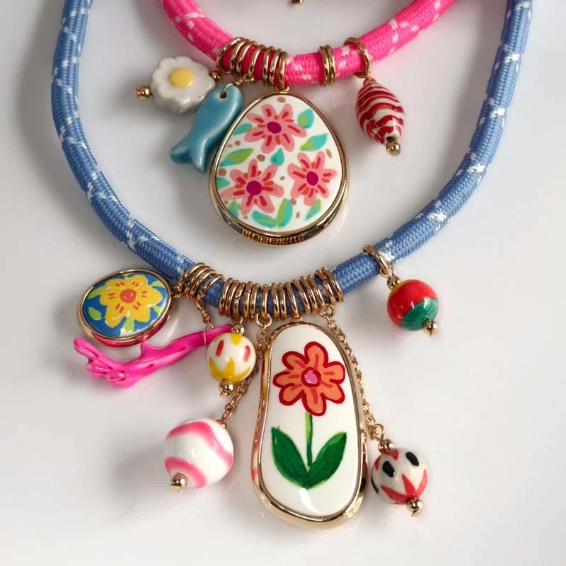 Новый 15»/17» 2шт Zara нагрудник заявление ожерелье шик женщин вечеринки отпуск ювелирных изделий - Изображение 4 из 4