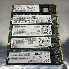 Lot of 5 128GB M.2 SSD SATA Solid State Drive - Mixed Brands