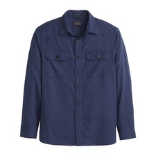 Pendleton Burnside Cotton Flannel Shirt - Navy Heather