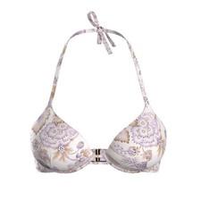 Victoria's Secret Essential Bombshell Add-2-Cups Bikini Top 38C Violet Fl NW