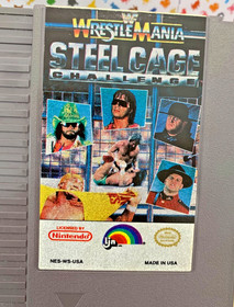 WWF WrestleMania Steel Cage Challenge - (NES, 1992) Cart Only
