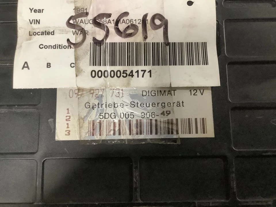 Engine ECM Electronic Control Module 5 Cylinder Fits 90-92 AUDI 80 104145 - Image 2 of 4