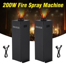 2PCS 200W Fire Thrower Machine DMX Stage Effect Flame Sprayer Projector Show
