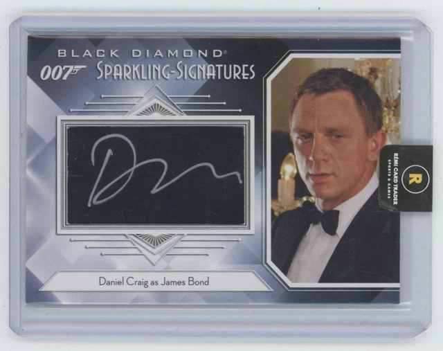 2024 Black Diamond James Bond Sparkling Signatures Daniel Craig Auto #SS-DC